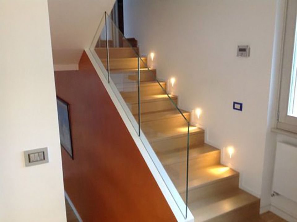 parapetti per scalinate di ville e appartamenti