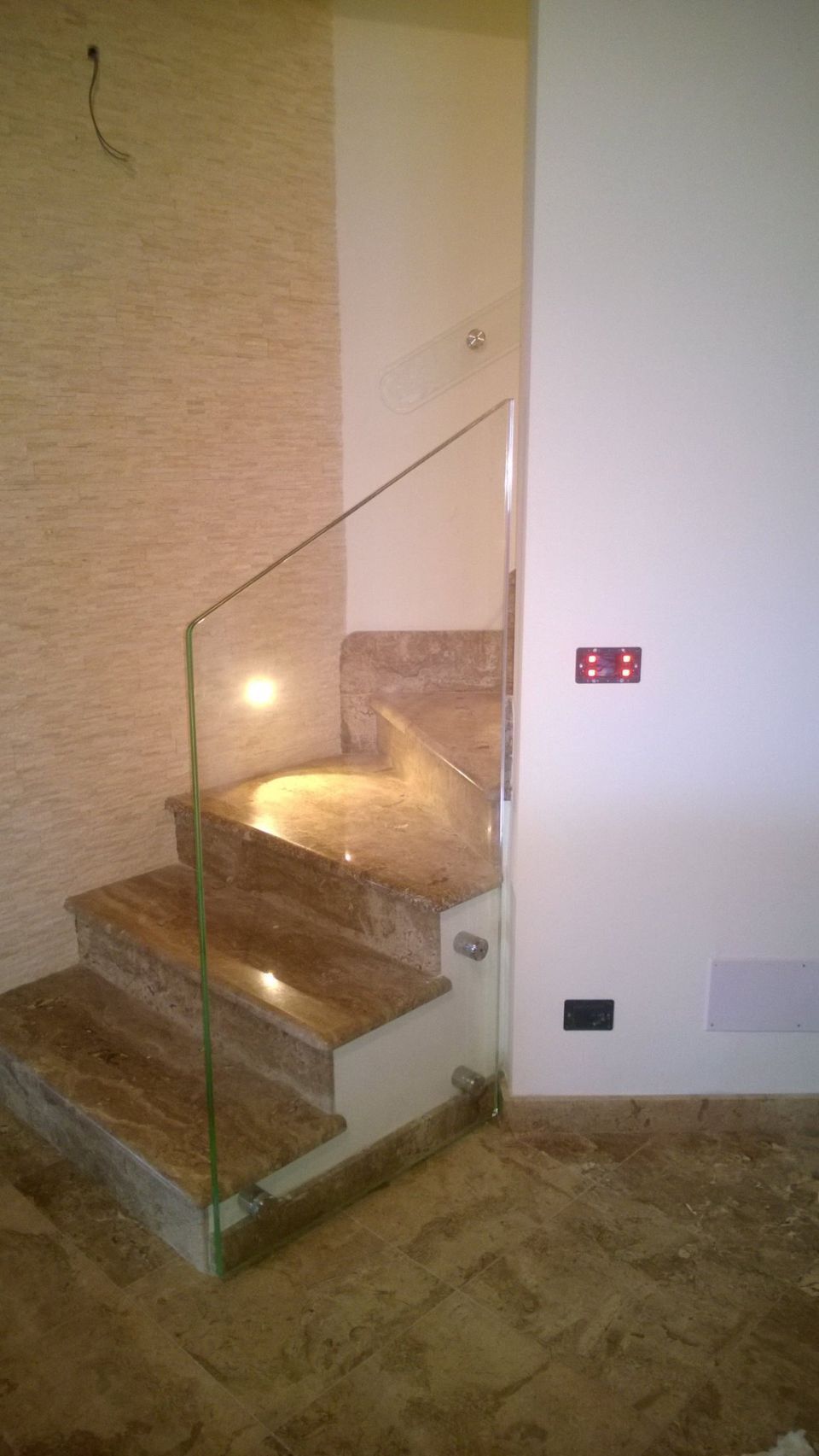 parapetti in vetro su misura