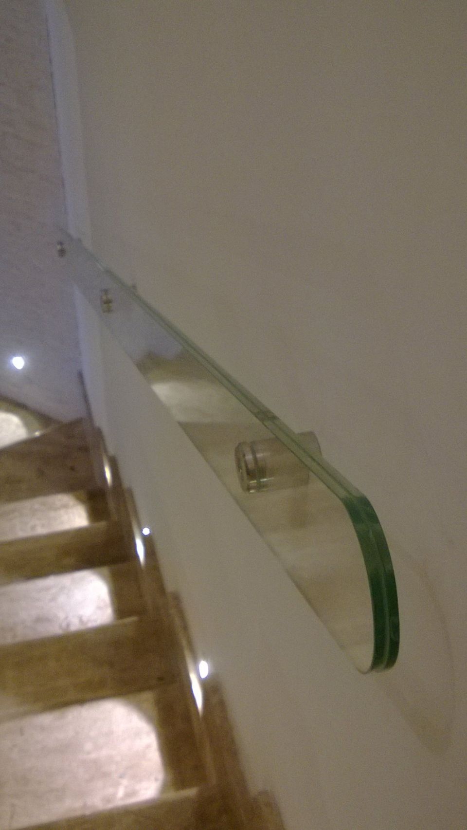 parapetti su misura in vetro