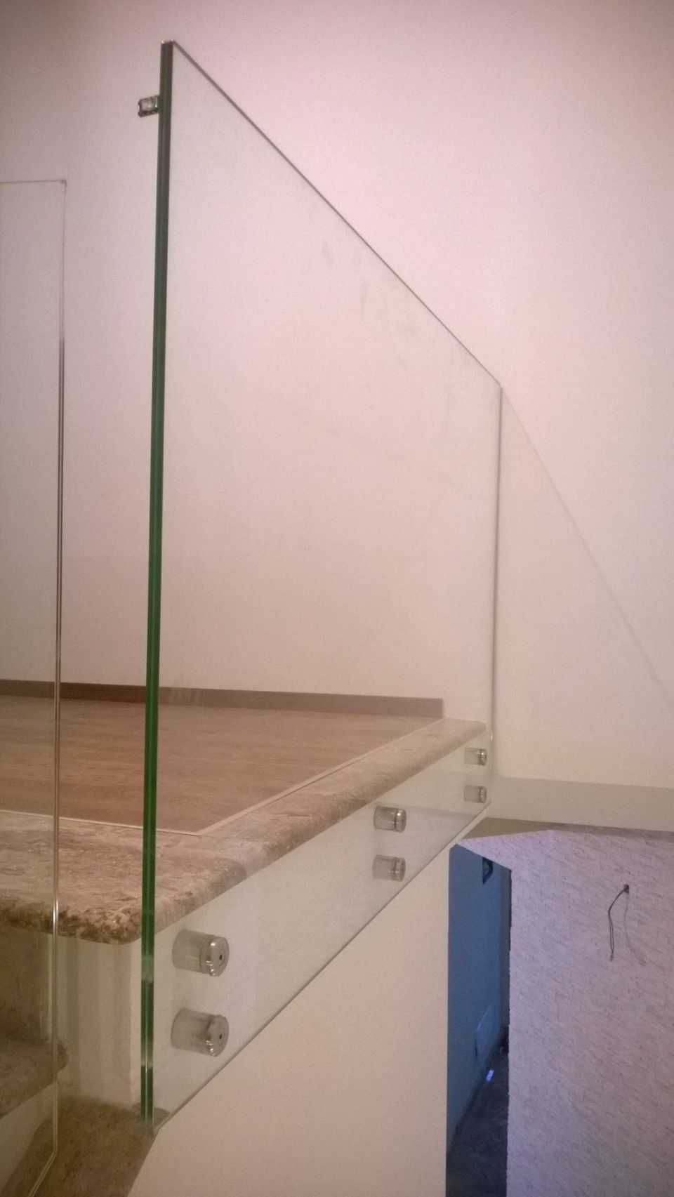 parapetti in vetro per scale interne ed esterne