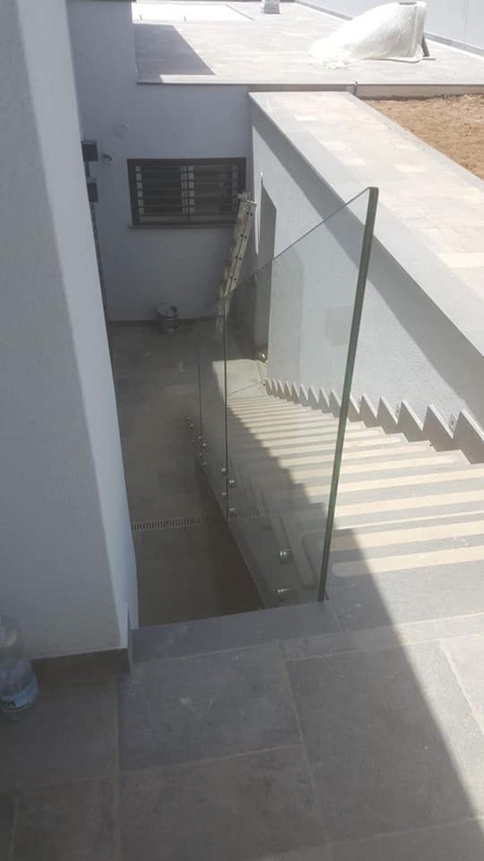 parapetti in vetro per esterni