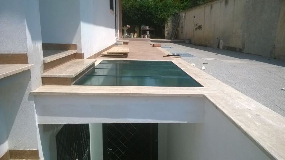 pavimentazioni su misura in vetro