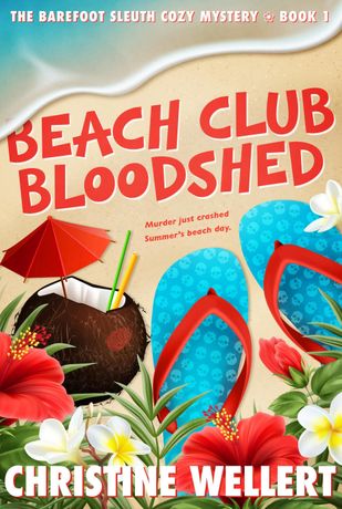 Book cover: Beach scene with title 