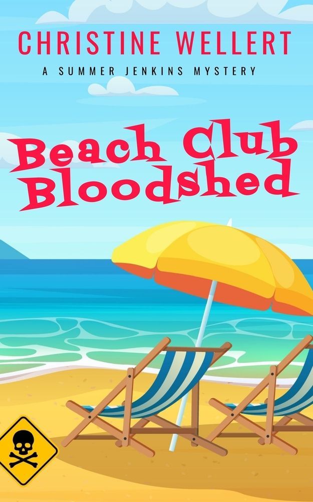 Book cover: Beach scene with title 