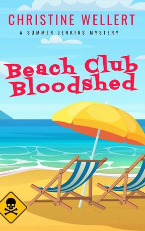 Book cover: Beach scene with title 