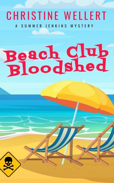 Book cover: Beach scene with title 