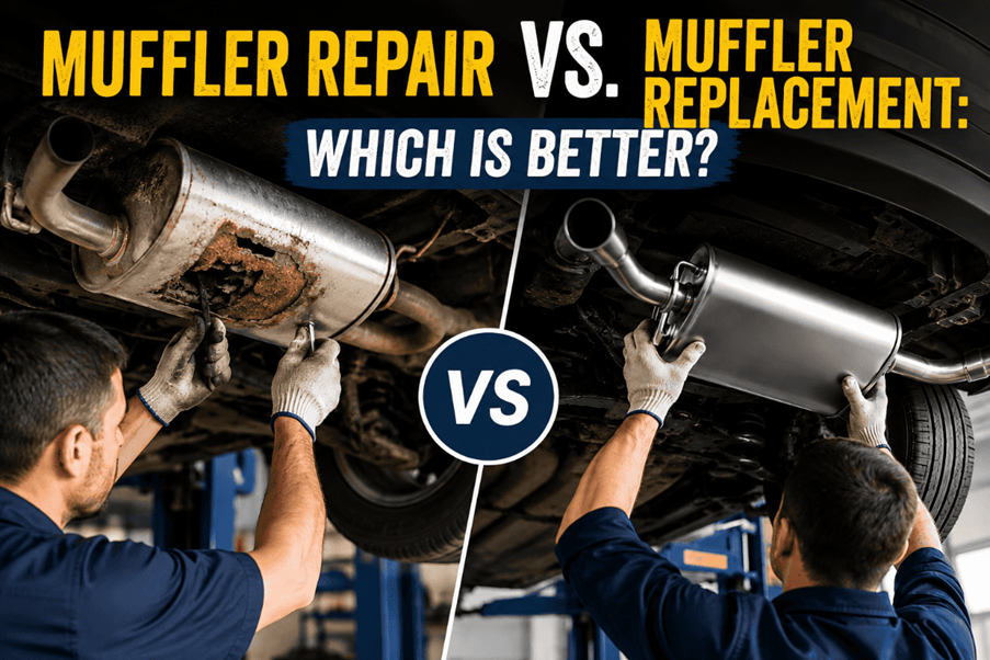 Muffler Repair vs. Muffler Replacement