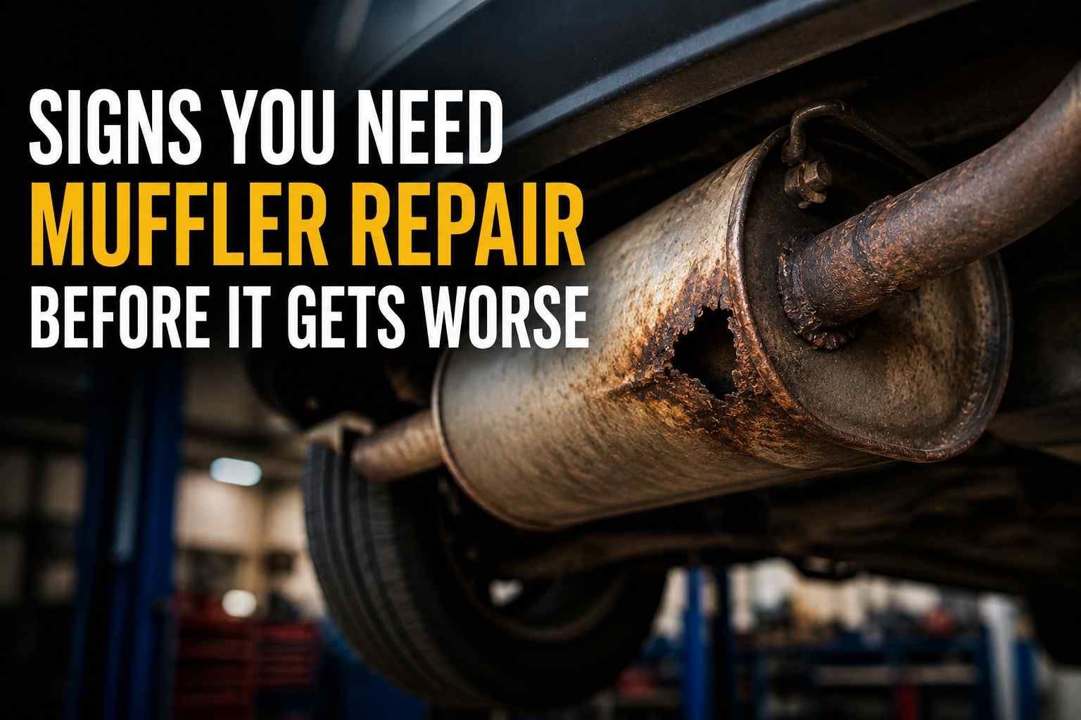 Signs You Need Muffler Repair Before It Gets Worse