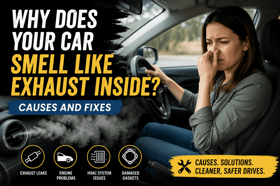Why Does Your Car Smell Like Exhaust Inside? Causes, Risks & Fixes