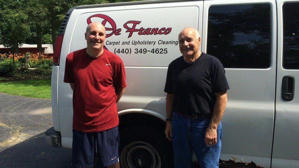 Owners of DeFranco Carpet and Upholstery Cleaning in Solon, OH
