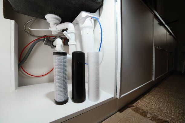 House water filtration system to drinkable condition.