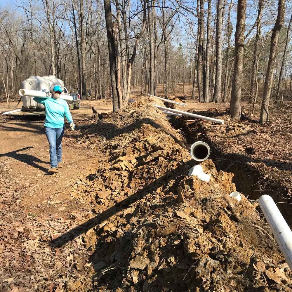 Laying the Pipes Needed — Benton, AR — Emery Pump Service