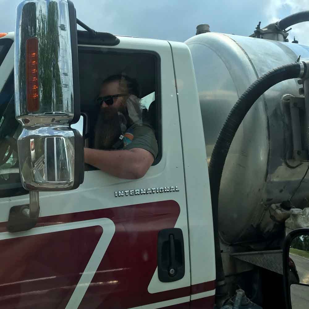 Man on The Truck — Benton, AR — Emery Pump Service