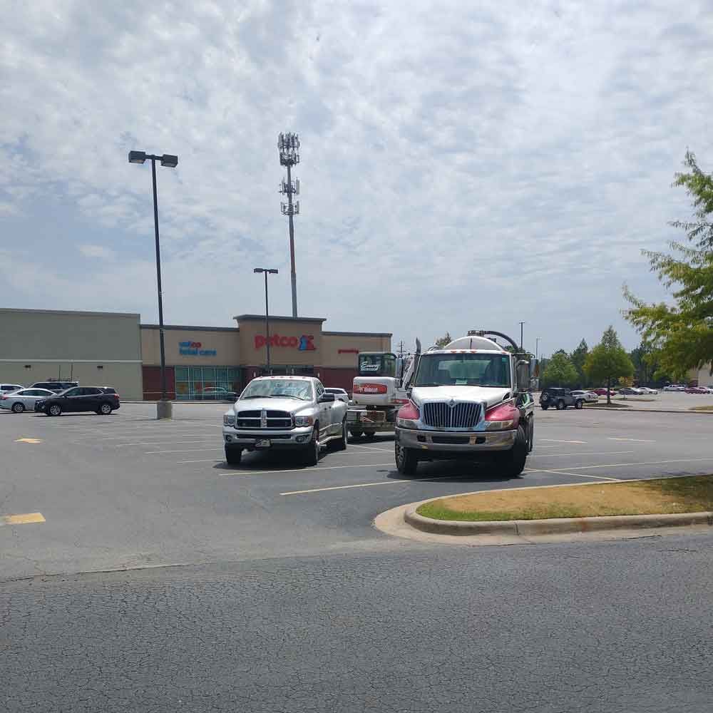Truck on The Parking Lot — Benton, AR — Emery Pump Service