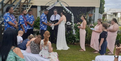 John Page Civil Celebrant at Wedding