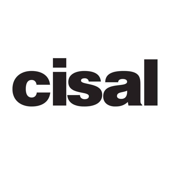 Un logo in bianco e nero per cisal su sfondo bianco.