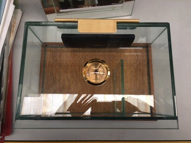 porta sigari in vetro