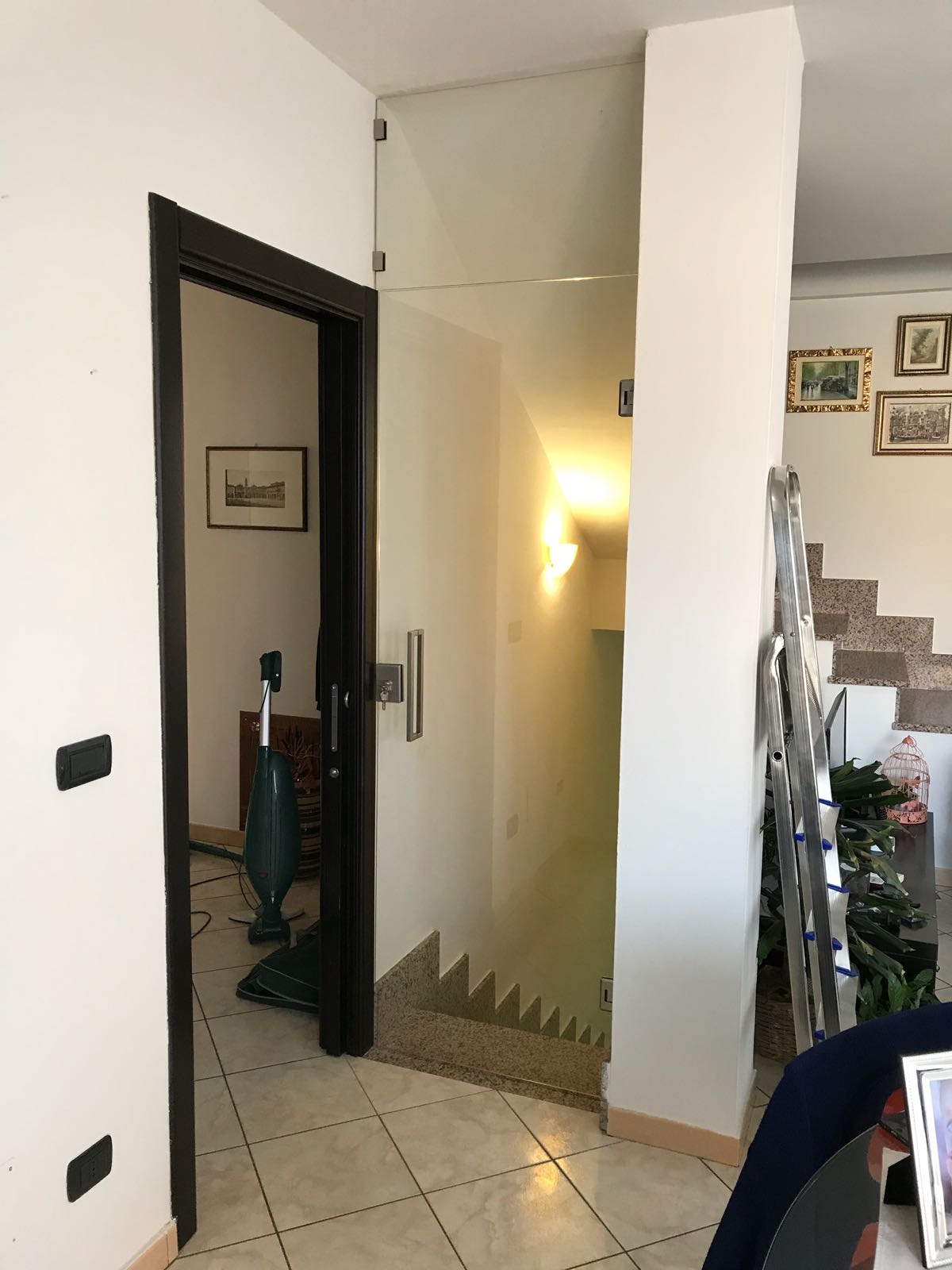 porta in vetro per privati