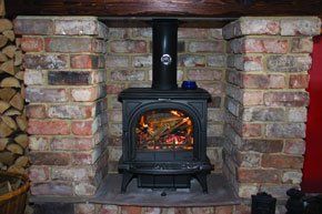 wood burning stove