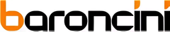 Baroncini logo in orange and black text