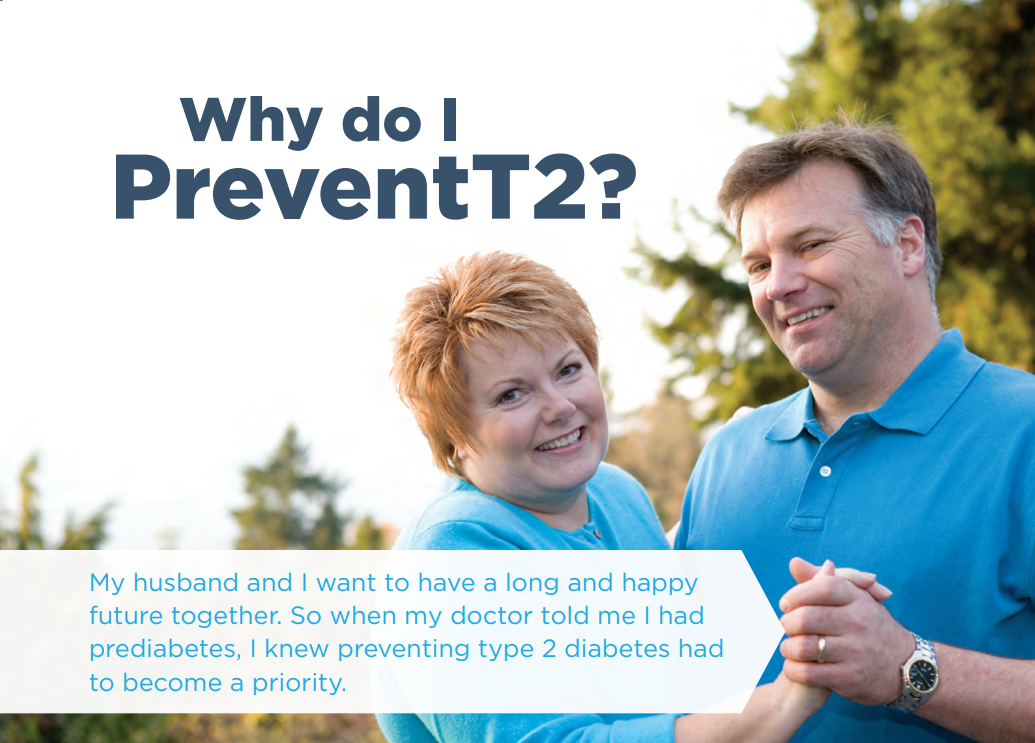 Prevent Type 2 Diabetes White Couple