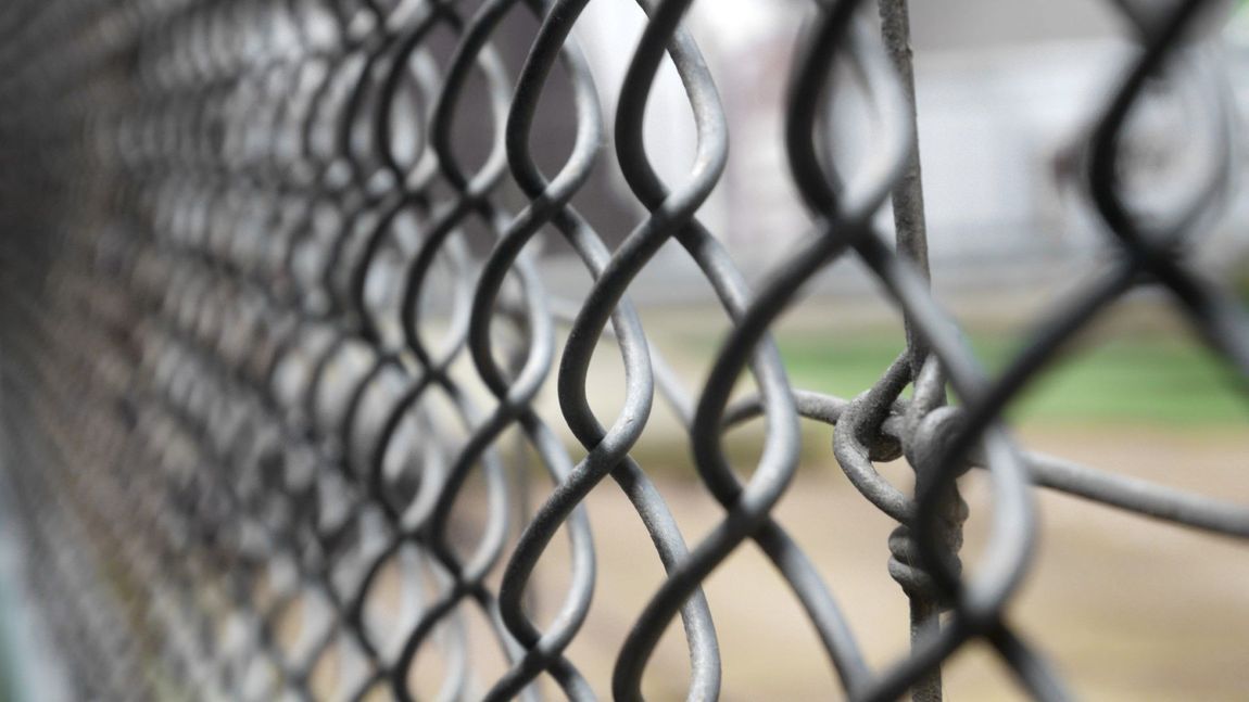 An image of chain link fence installation in Kent, OH.