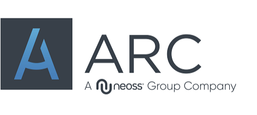 The logo for arc is a neoss group company.