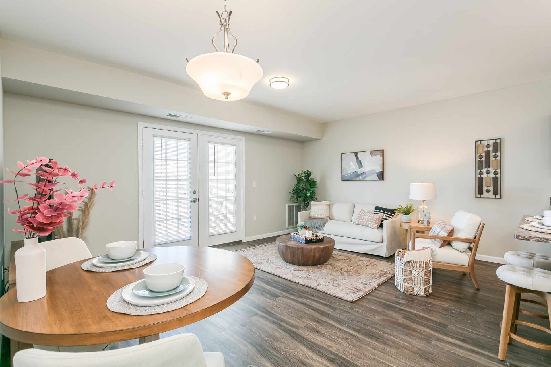 Furnished living room