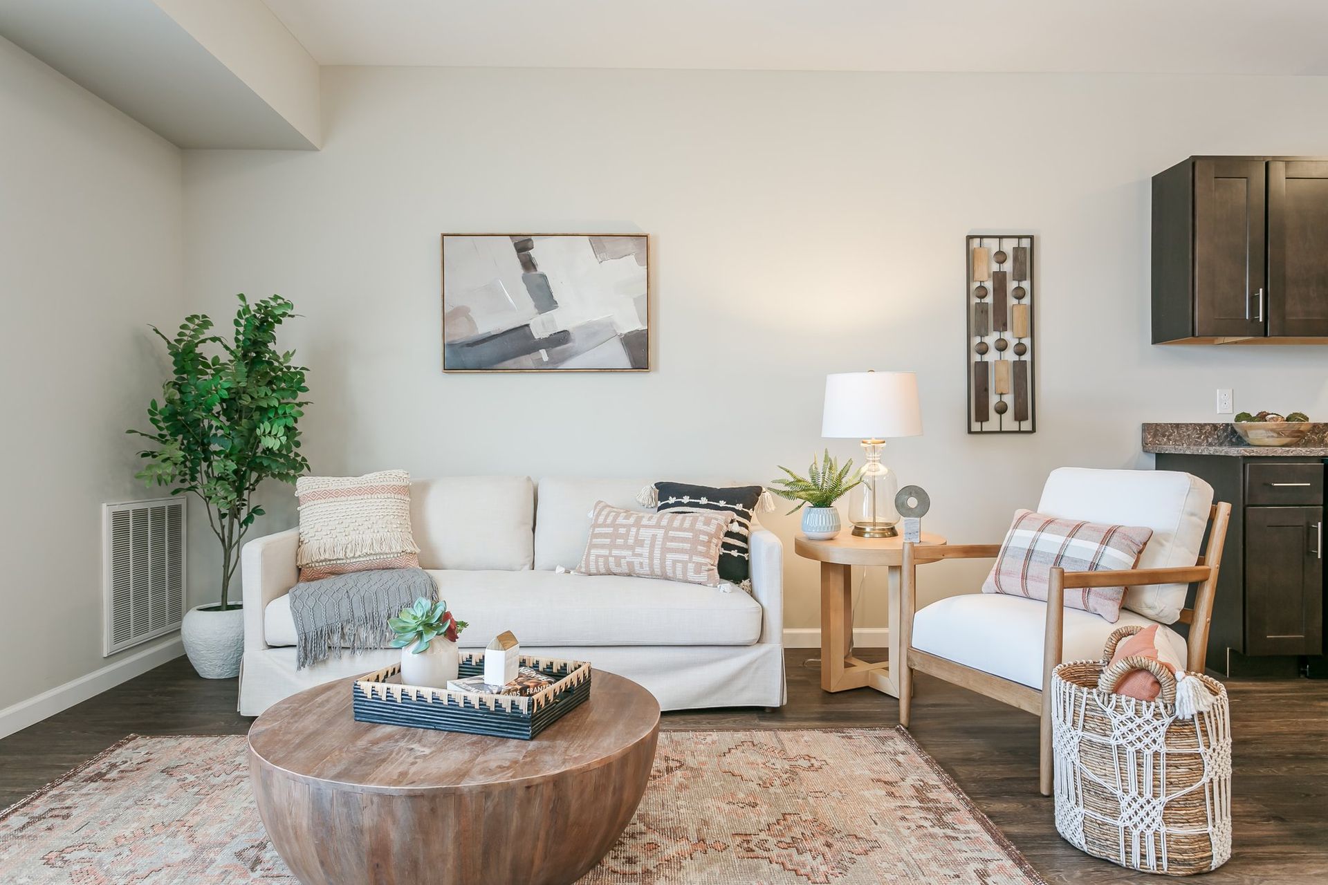 Furnished living room