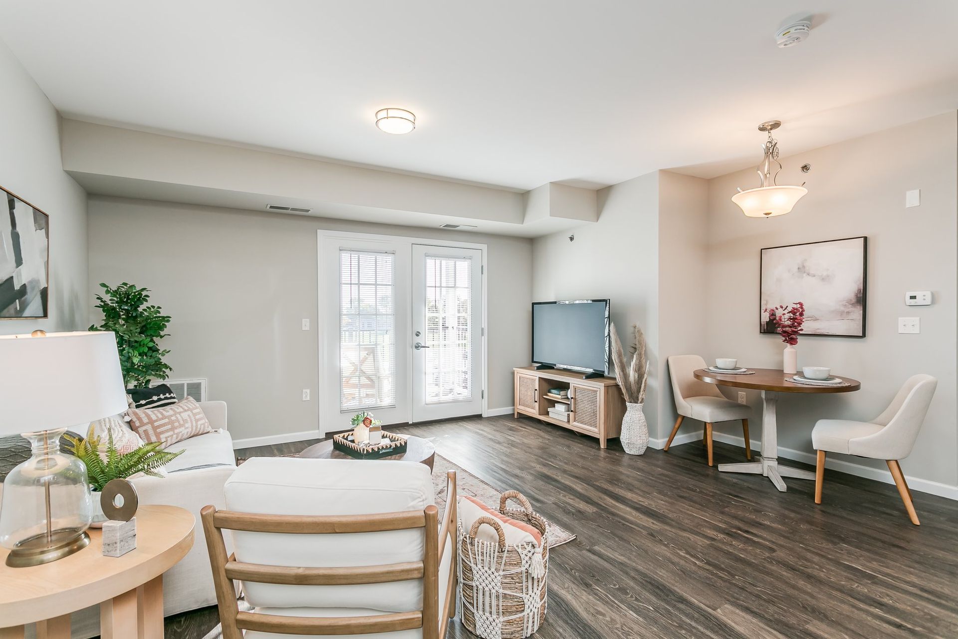 Furnished living room