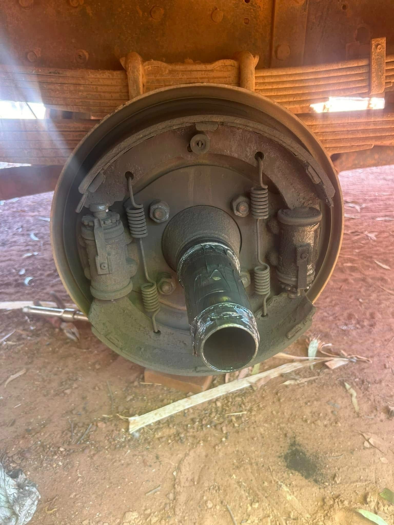 Truck Wheel Hub Assembly With Brake Components Visible — Full Noise Mechanical in Humpty Doo, NT