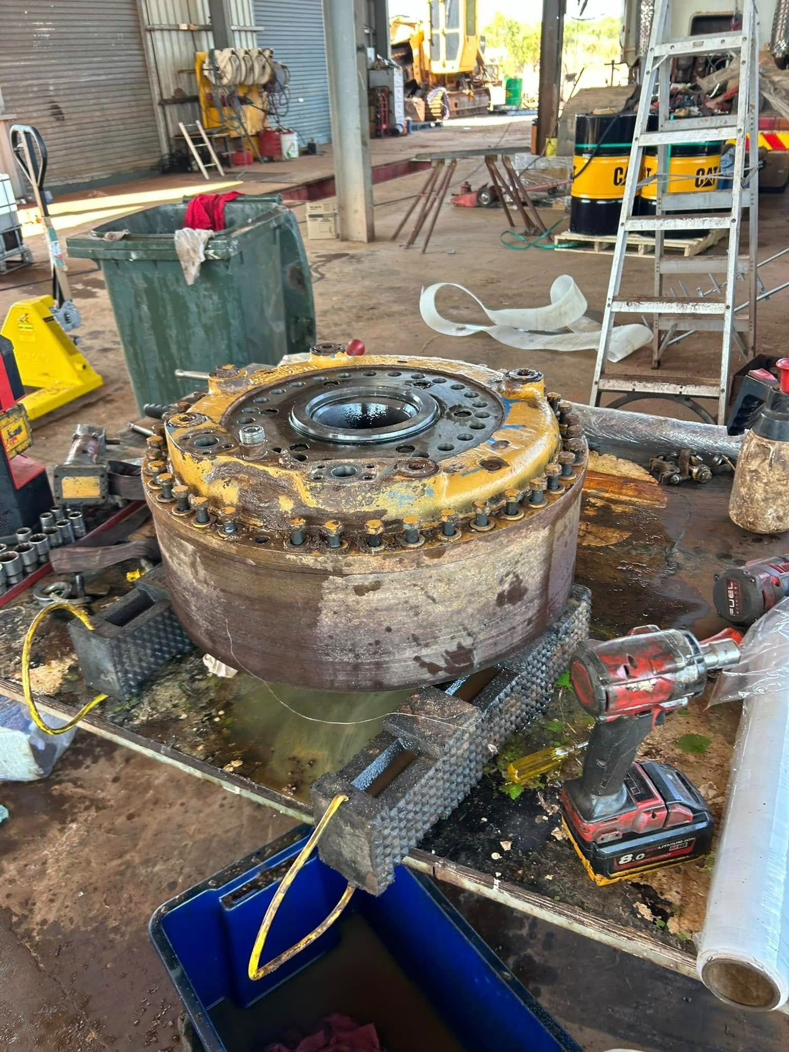 Heavy Machinery Component Disassembled on a Workbench — Full Noise Mechanical in Humpty Doo, NT