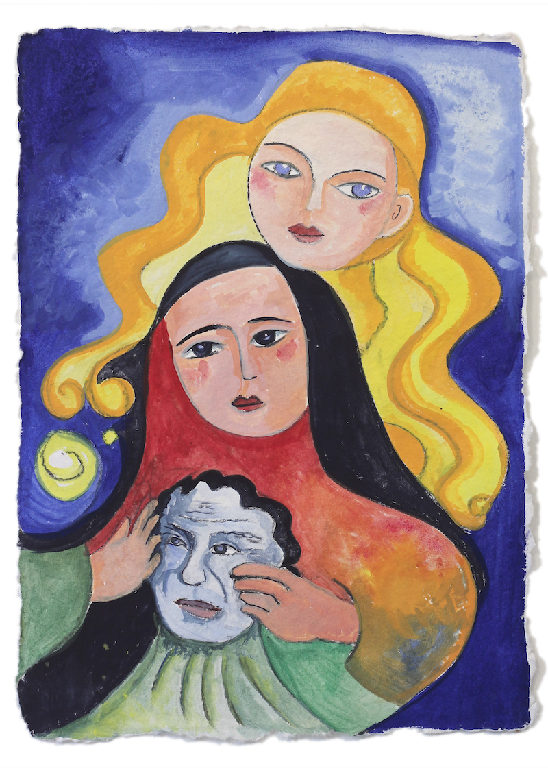 Maiden, Mother, Crone, spiralling around and around