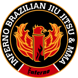 The logo for inferno brazilian jiu jitsu and mma
