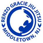 A logo for renzo gracie jiu jitsu in middletown new jersey