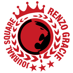 A logo for renzo gracie square journal