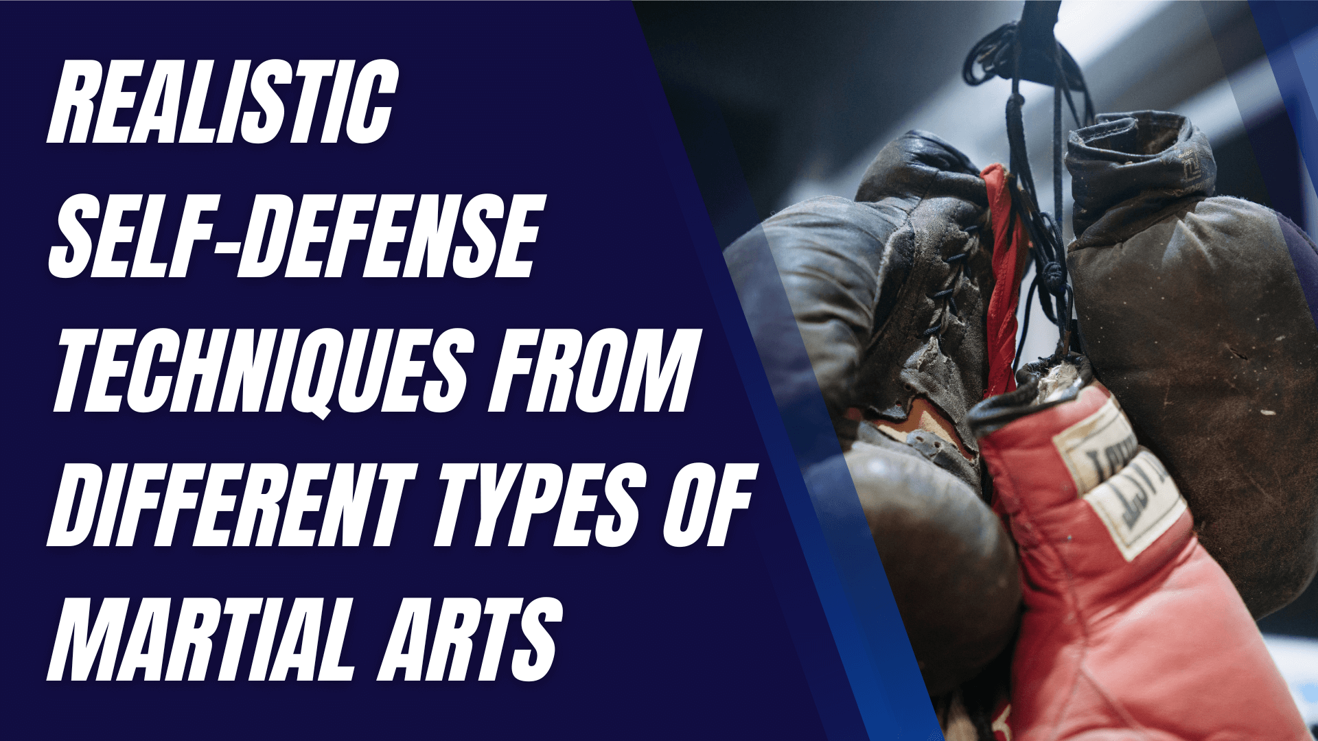 Realistic SelfDefense Techniques from Different Martial Arts