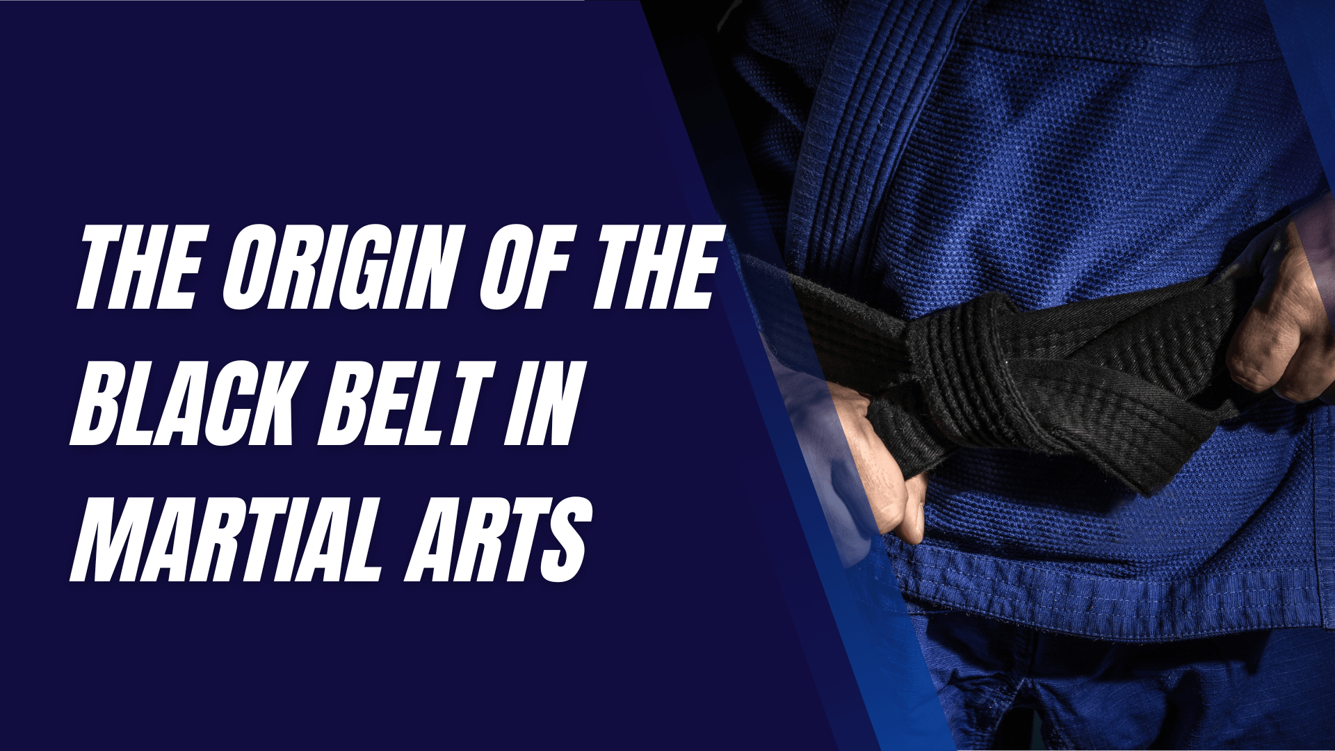 The Origin of the Black Belt in Martial Arts