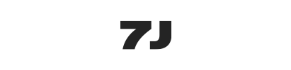 A black stencil of the letter j on a white background.