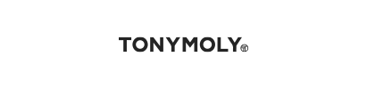 El logotipo de Tony Moly está sobre un fondo blanco.