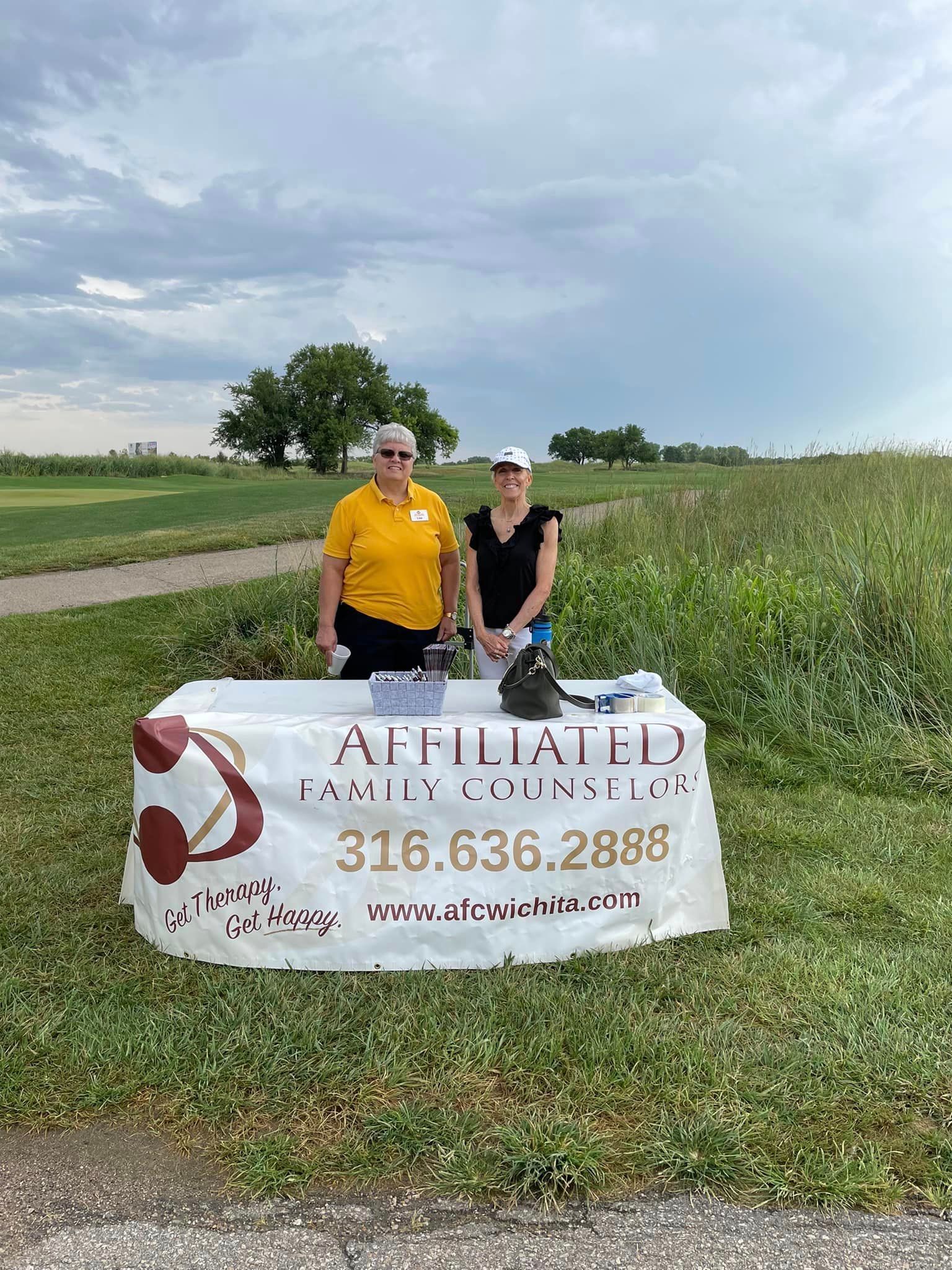 Affiliated Family Counselors sponsor table