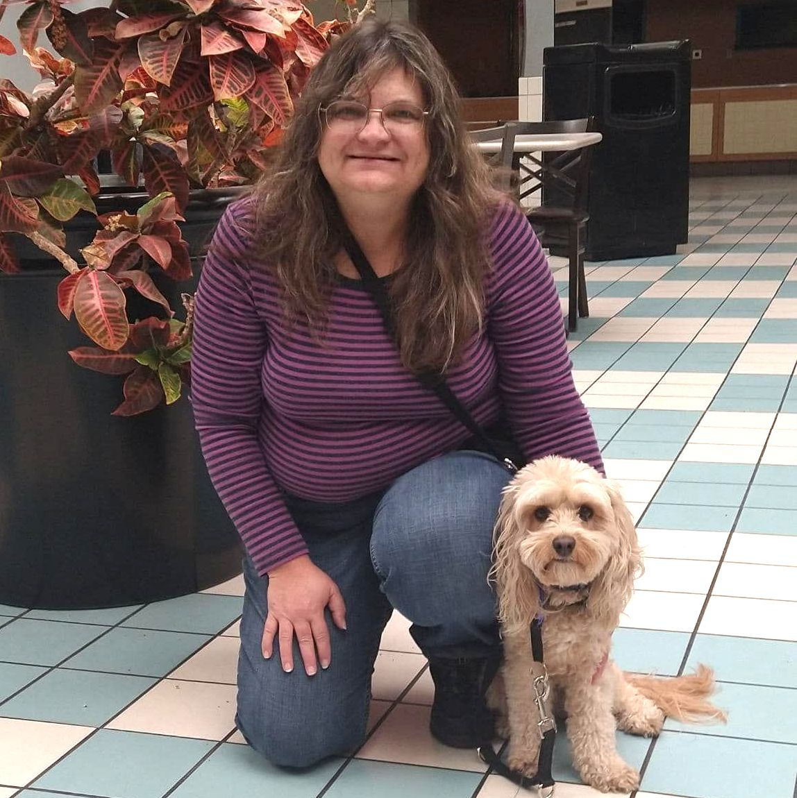 A veteran and his dog