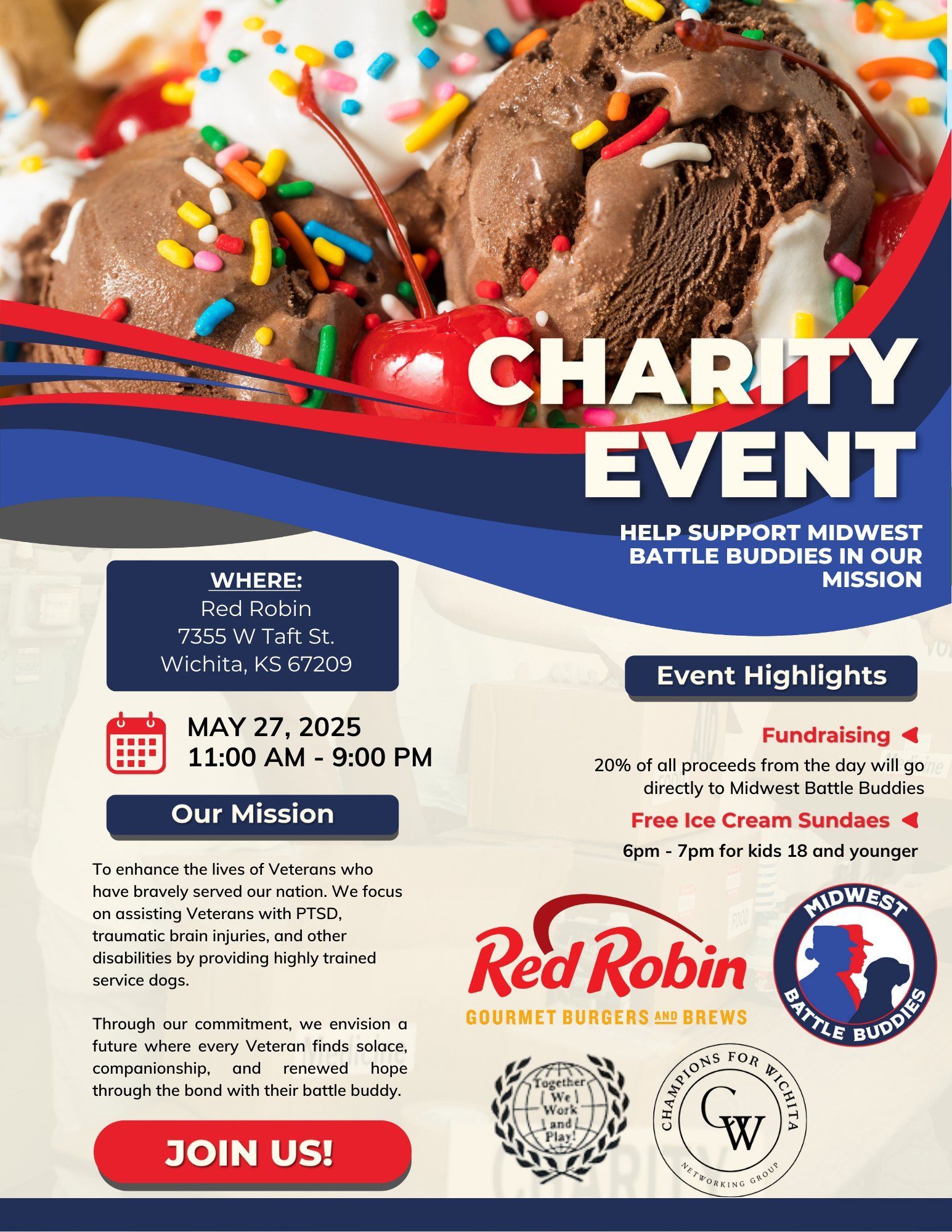 Red Robin Fundraiser May 27 2025
