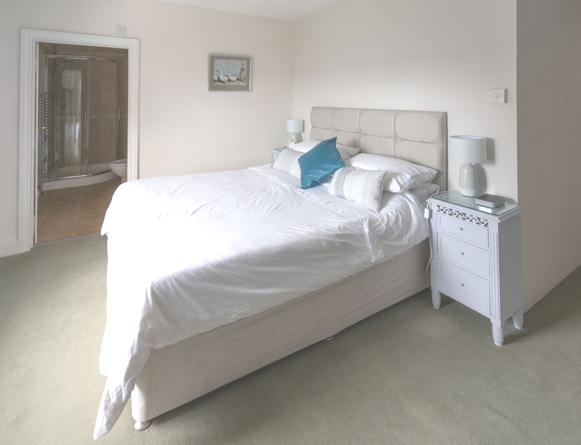 The bluebell room at the draen