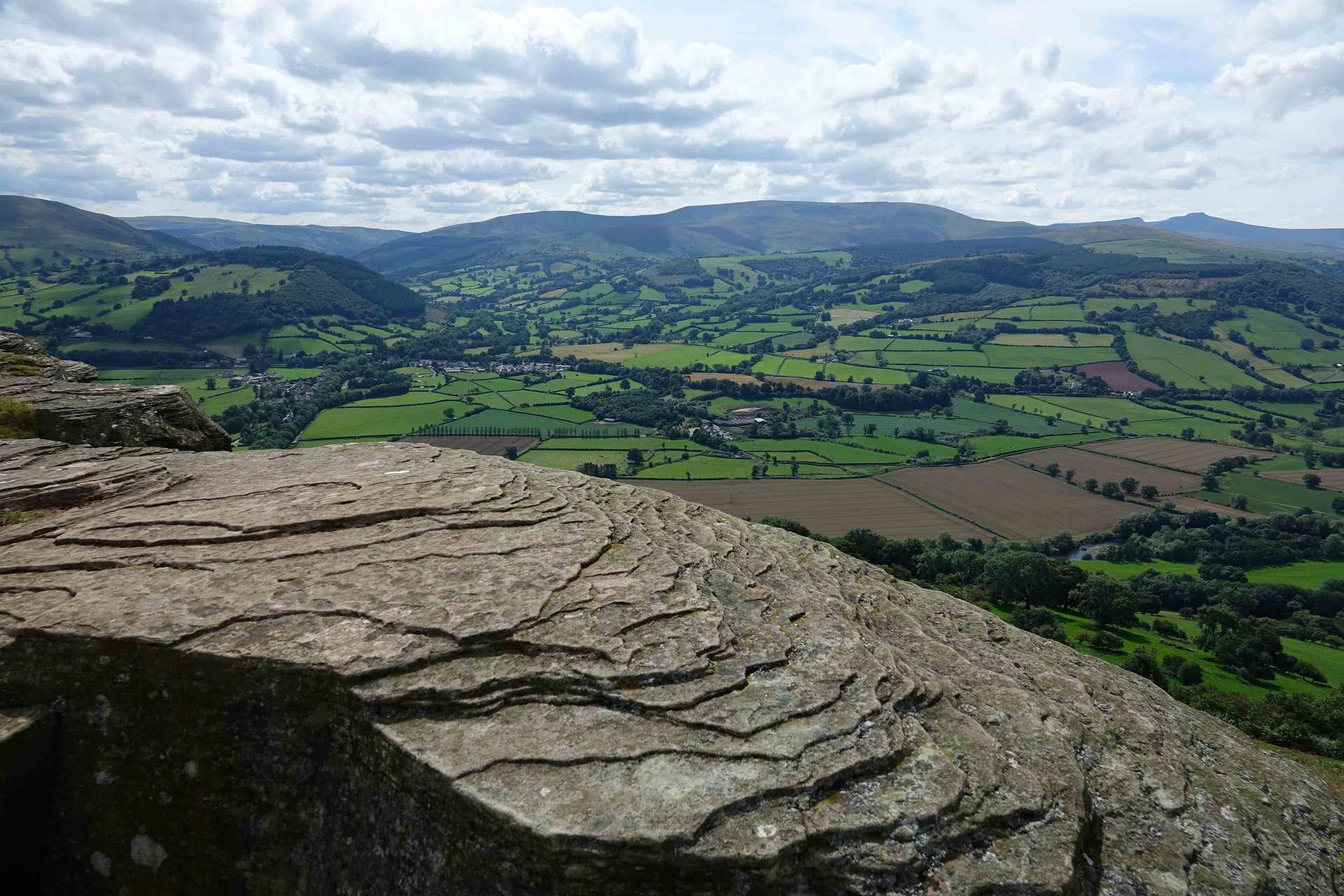 Landscape in brecon