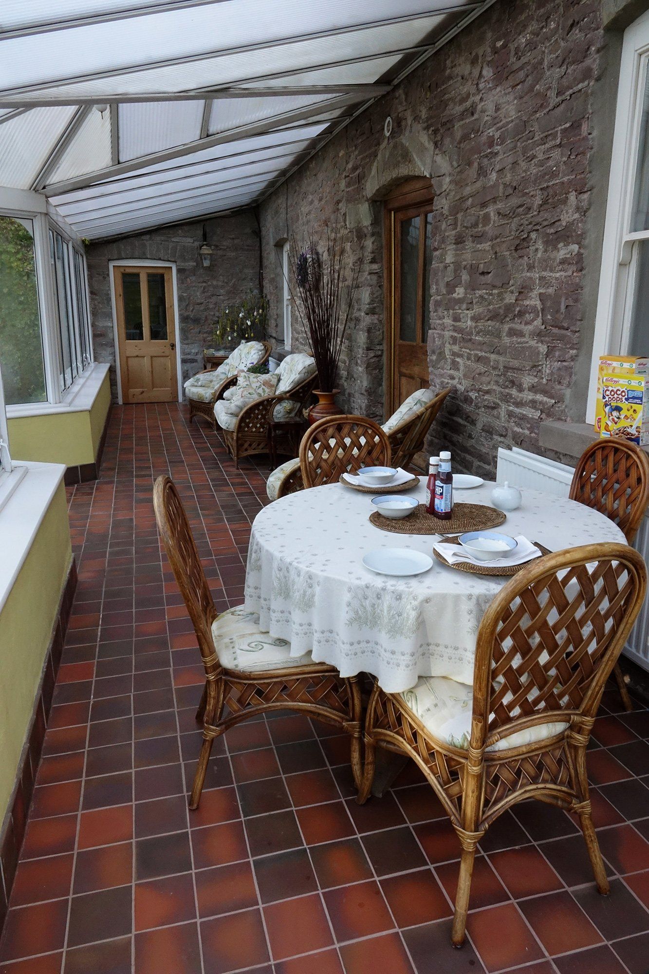 the conservatory at The Draen
