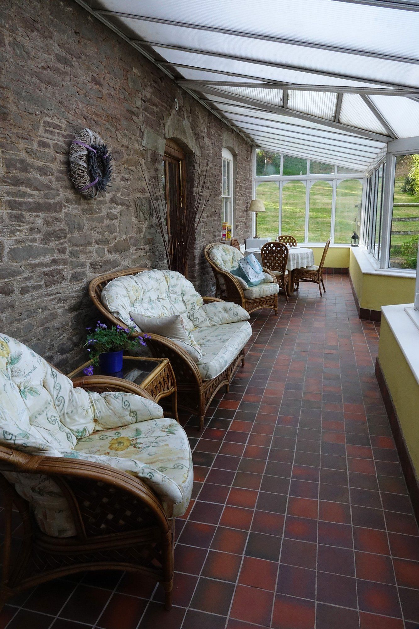 the conservatory at The Draen