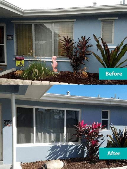 Custom Line Glass Door Before & After — Window Repair in Deerfield Beach, FL