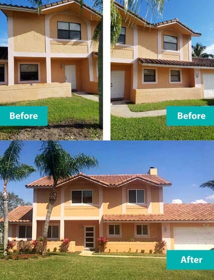 Modern Window Before & After — Window Repair in Deerfield Beach, FL