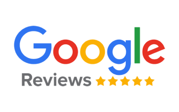 The google reviews logo is shown on a white background.
